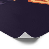 Ventura Sunset Mountains Southern California Retro Poster (Hoek)