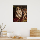 Vénus avec miroir par Titian - Poster (Cuisine)