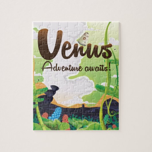 Venus Avontuur Wacht! Reisposter Legpuzzel (Verticaal)