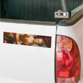 Venus Blindfolding Cupid Bumpersticker (Op Truck)