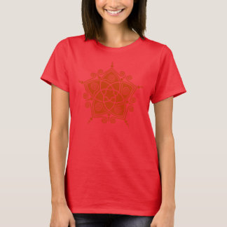 Venus Blumen Pentagramm - Goldener Schnitt T-shirt