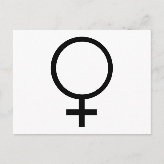 VENUS BRIEFKAART (Voorkant)