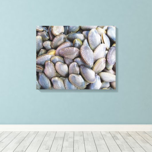 Venus Clam [ห อ ล า ย ย) Canvas Afdruk (Insitu (Houten vloer))
