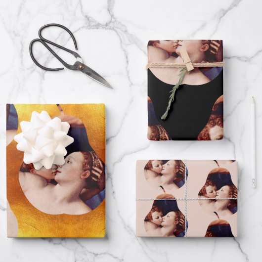 Venus Cupid Folly en Tijd door Bronzino WPS3 Inpakpapier Vel (Voorkant)