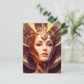 Venus Cyborg 10 Briefkaart (Staand voorkant)