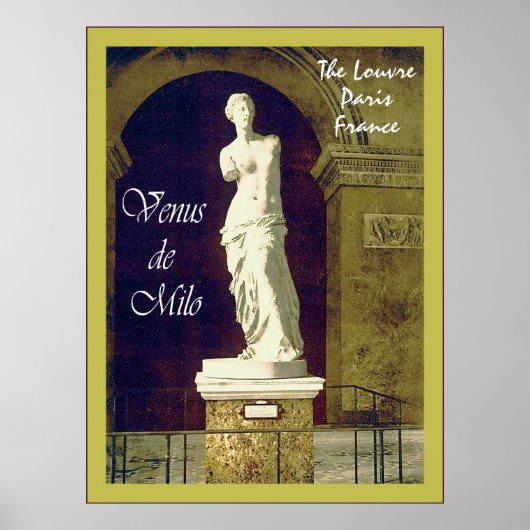 Venus de Milo ~ Het Louvre ~ Paris ~  Poster (Voorkant)