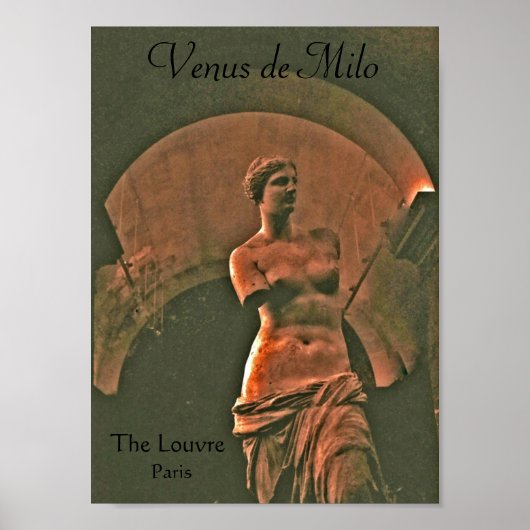 Venus de Milo Louvre Poster (Voorkant)