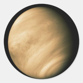 VENUS door Mariner 10 NASA flyby foto Ronde Sticker