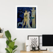 Venus en Adonis (kleurenlitho) Poster (Thuiskantoor)