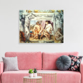 Venus en Anchises Canvas Afdruk (Insitu (Woonkamer))