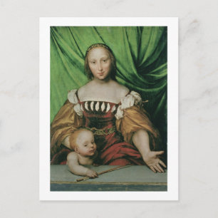 Venus en Cupid, c.1524 (olie op limewood) Briefkaart