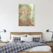 Venus en de drie Graces die cadeaus aan een jou aa Canvas Afdruk (Insitu (Slaapkamer))