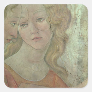 Venus en de drie Graces die cadeaus aan een jou aa Vierkante Sticker