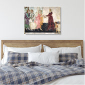 Venus en de Graces Canvas Afdruk (Insitu (Slaapkamer))