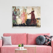 Venus en de Graces Canvas Afdruk (Insitu (Woonkamer))