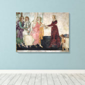 Venus en de Graces Canvas Afdruk (Insitu (Houten vloer))