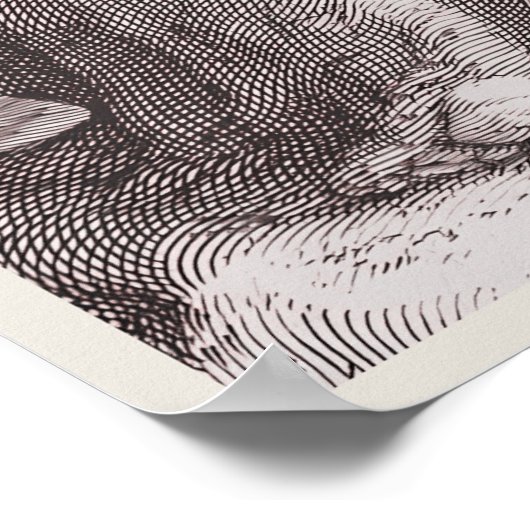 Venus en de pijl van Cupido - Tijdloze Mythische K Poster (Hoek)