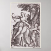Venus en de pijl van Cupido - Tijdloze Mythische K Poster (Voorkant)