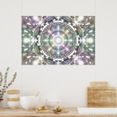 Venus en Earth Orbits per Martineau Poster (Keuken)