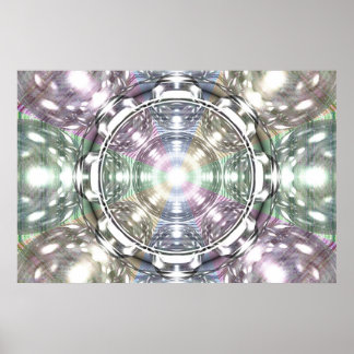 Venus en Earth Orbits per Martineau Poster