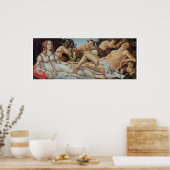Venus en Mars door Sandro Botticelli Poster (Keuken)