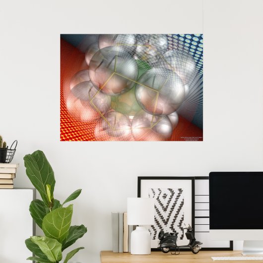 Venus en Mars per Martineau Poster (Thuiskantoor)