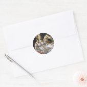 Venus en Mars, Sandro Botticelli Ronde Sticker (Envelop)