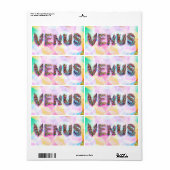 Venus Etiket (Full Sheet)