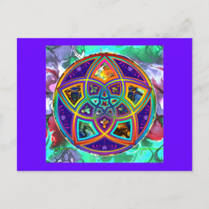 Venus Flower of Love fineART Flower Power / Square Briefkaart