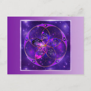 Venus Flower of Love fineART Universe Briefkaart