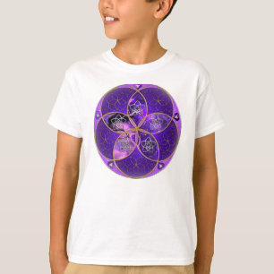 Venus Flower of Love fineART violet roze T-shirt