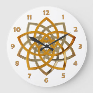 VENUS FLOWER / Venusblume Bi Color / clock face Grote Klok