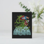 Venus Fly Trap Kinder Bubble Tea Gift Carnivorous Briefkaart (Staand voorkant)