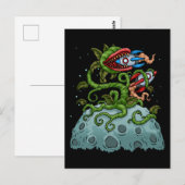 Venus Fly Trap Kinder Bubble Tea Gift Carnivorous Briefkaart (Voorkant / Achterkant)