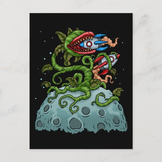 Venus Fly Trap Kinder Bubble Tea Gift Carnivorous Briefkaart (Voorkant)