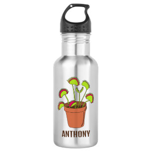Venus Fly Trap Plant Illustralized Personalized Waterfles