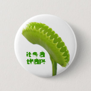 Venus Fly Trap Ronde Button 5,7 Cm