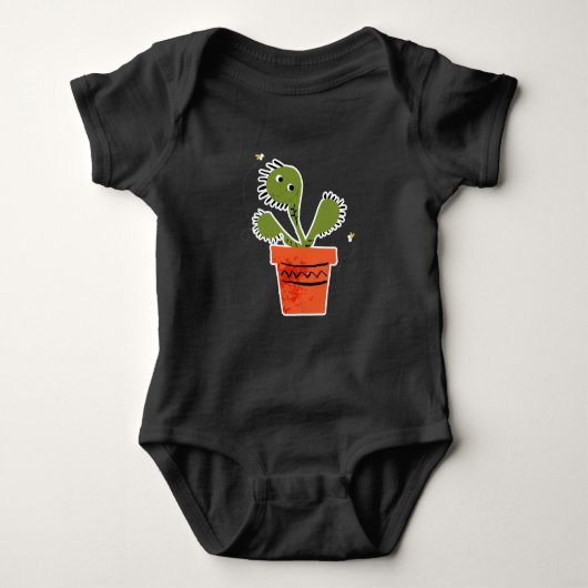 Venus Flytrap Carnivorous Like Flies Romper (Voorkant)