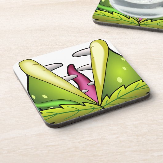 venus flytrap drankjes onderzetter (Linkerzijde)