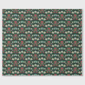 Venus Flytrap en Blauwe Vlinder Cadeaupapier (Vlak)