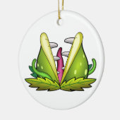 venus flytrap keramisch ornament (Links)