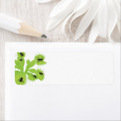 Venus Flytrap met vliegenlabels Etiket (Insitu)