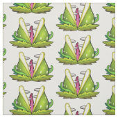 Venus Flytrap Monster Fabric Stof (Swatch)