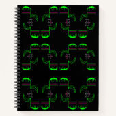 Vénus Flytrap Motif Carnet spiral (Devant)