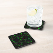 Vénus Flytrap Motif Dessous de verre en plastique (Côté Droit)