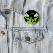 Venus Flytrap-naamlabel Ronde Button 5,7 Cm (In situ)