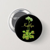 Venus Flytrap Name Pin Ronde Button 5,7 Cm (Voorkant /achterkant)