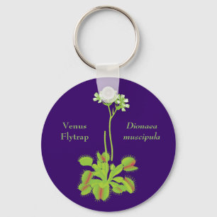 Venus Flyval Botanical Art Sleutelhanger