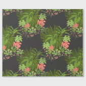 venus flyval floral cadeaupapier (Vlak)