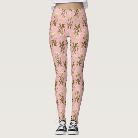 venus flyval floral spider web leggings (Voorkant)